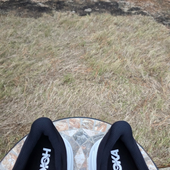 Hoka Bondi 9 1162014 Black/White Running Shoes Women Sz 9.5 D Wide Worn 1x Box - Picture 10 of 11